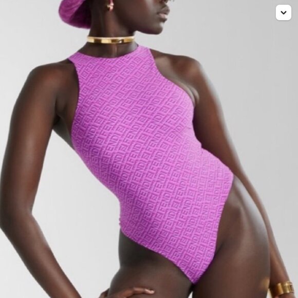 Fendi x Skims HIGH NECK BODYSUIT | COLORADO Size XL - Box Included - Picture 2 of 2